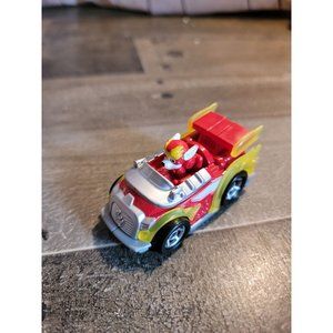 Paw patrol car dog toy figure red racing
